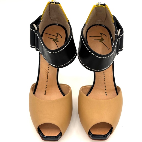 Giuseppe Zanotti SIX Ankle Wrap Sandal 100MM on platform 35 - Picture 2 of 10